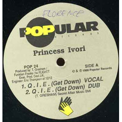 Princess Ivori Q.I.E. (Get Down) Vinyl 12" USED