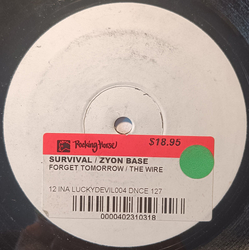 Survival (3) / Zyon Base Forget Tomorrow / The Wire Vinyl 12" USED