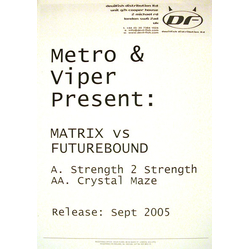 Matrix & Futurebound Strength 2 Strength / Crystal Maze Vinyl 12" USED