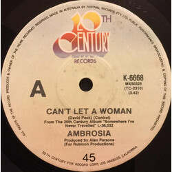 Ambrosia (2) Can't Let A Woman / The Brunt Vinyl 7" USED