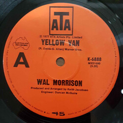 Wal Morrison Nightmare/Yellow Van Vinyl 7" USED