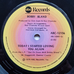 Bobby Bland Too Far Gone / Today I Started Loving You Again Vinyl 7" USED