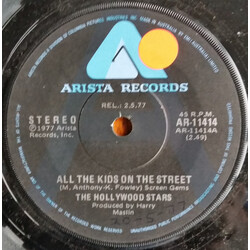 The Hollywood Stars All The Kids On The Street Vinyl 7" USED