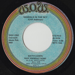 Sixth Corps Way Productions / John Wierwille Sandals In The Sky / Wierwille Road & Highway 29 Vinyl 7" USED