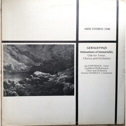 Gerald Finzi / Ian Partridge / Guildford Philharmonic Orchestra / Guildford Philharmonic Choir / Vernon Handley Intimations of Immortality: Ode For Te