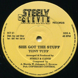 Tony Tuff / Lady Venus She Got The Stuff / Matey Deh Bout Vinyl 12" USED