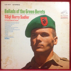 Barry Sadler Ballads Of The Green Berets Vinyl LP USED