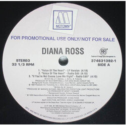 Diana Ross Voice Of The Heart / If You're Not Gonna Love Me Right Vinyl 12" USED