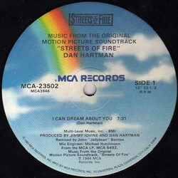 Dan Hartman I Can Dream About You Vinyl 12" USED