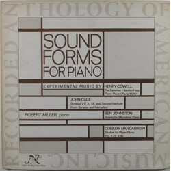 Robert Miller (2) Sound Forms For Piano Vinyl LP USED