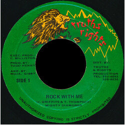 The Mighty Diamonds Rock With Me Vinyl 7" USED