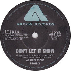 The Alan Parsons Project Don't Let It Show Vinyl 7" USED