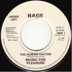 Music For Pleasure The Human Factor Vinyl 7" USED