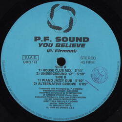 PF Sound You Believe Vinyl 12" USED