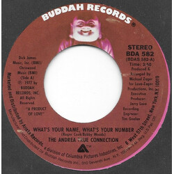 Andrea True Connection What's Your Name, What's Your Number / Fill Me Up (Heart To Heart) Vinyl 7" USED