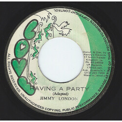 Jimmy London Having A Party Vinyl 7" USED
