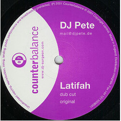 DJ Pete Latifah Vinyl 12" USED