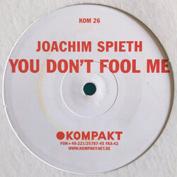 Joachim Spieth You Don't Fool Me Vinyl 12" USED