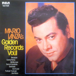 Mario Lanza Mario Lanza's Golden Records Vol.II Vinyl LP USED