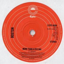 Boston More Than A Feeling VINYL 7" USED