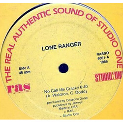 Lone Ranger No Call Me Cracky / Run Out A Boops Vinyl 12" USED