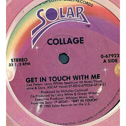 Collage (3) Get In Touch With Me Vinyl 12" USED