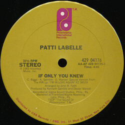 Patti LaBelle If Only You Knew / I'll Never, Never Give Up Vinyl 12" USED