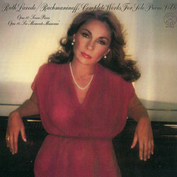 Ruth Laredo / Sergei Vasilyevich Rachmaninoff Complete Works For Piano, Vol. 6 (Opus 10: Seven Pieces / Opus 16: Six "Moments Musicaux") Vinyl LP USED