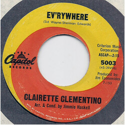 Clairette Clementino Ev'rywhere / See Me Vinyl 7" USED