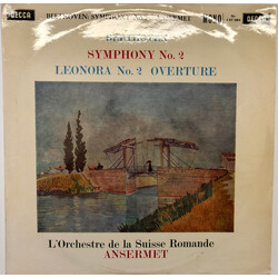 Ludwig Van Beethoven / L'Orchestre De La Suisse Romande / Ernest Ansermet Symphony No. 2, Op. 36 / Leonora No.2 Overture Vinyl LP USED