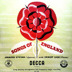 Jennifer Vyvyan / Ernest Lush Songs Of England Vinyl LP USED
