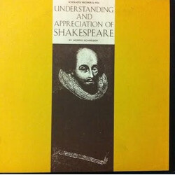 Morris Schreiber Understanding And Appreciation Of Shakespeare Vinyl LP USED