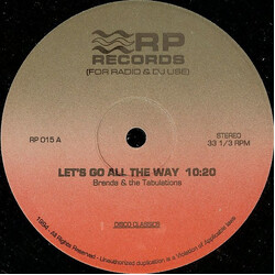 Brenda & The Tabulations / Hokis Pokis / Jakki Let's Go All The Way / City Rhythm / Sun, Sun, Sun Vinyl 12" USED