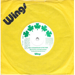 Paul McCartney & Wings Give Ireland Back To The Irish Vinyl 7" USED