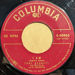 Tony Bennett I Am USED VINYL 7INCH 45 RPM SINGLE