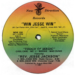 Touch Of Magic / Rev. Jesse Jackson Win Jessie Win Vinyl 12" USED