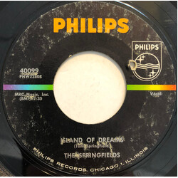 The Springfields Island Of Dreams Vinyl 7" USED