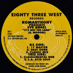 Romanthony / Eve Angel It's Not The Same Vinyl 12" USED