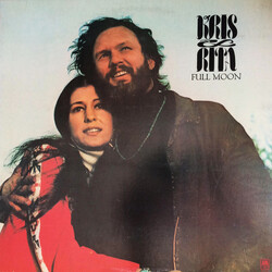 Kris Kristofferson & Rita Coolidge Full Moon Vinyl LP USED