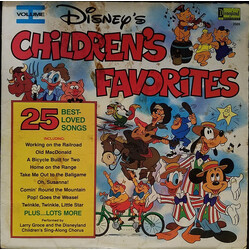 Larry Groce / The Disneyland Children's Sing-Along Chorus Disney's Children's Favorites Volume I Vinyl LP USED