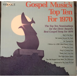Various Gospel Music's Top Ten For 1970 Vinyl LP USED