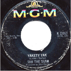 Sam The Sham Yakety Yak Vinyl 7" USED