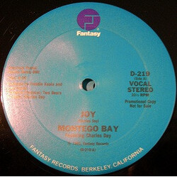 Montego Bay (3) Joy USED VINYL 12INCH 33 S RPM PROMO STEREO
