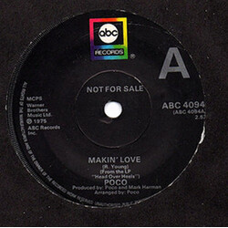 Poco (3) Makin' Love Vinyl 7" USED