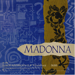 Madonna Like A Virgin (LP Version) Vinyl 12" USED