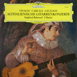 Siegfried Behrend / Antonio Vivaldi / Fernando Carulli / Mauro Giuliani (2) Altitalienische Gitarrenkonzerte Vinyl LP USED