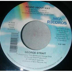 George Strait Round About Way Vinyl 7" USED
