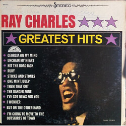 Ray Charles Greatest Hits Vinyl LP USED