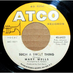 Mary Wells Such A Sweet Thing / Keep Me In Suspense Vinyl 7" USED