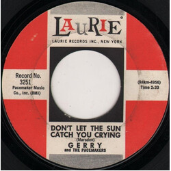 Gerry & The Pacemakers Don't Let The Sun Catch You Crying Vinyl 7" USED